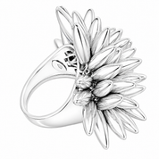 Anello - 18 carati Oro bianco - Made in Italy - Handmade