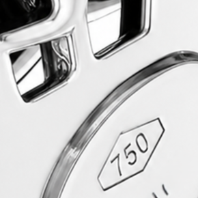 Anello - 18 carati Oro bianco - Made in Italy - Handmade