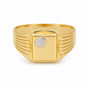 Anello - 18 carati Oro bianco, Oro giallo - Made in Italy - Handmade