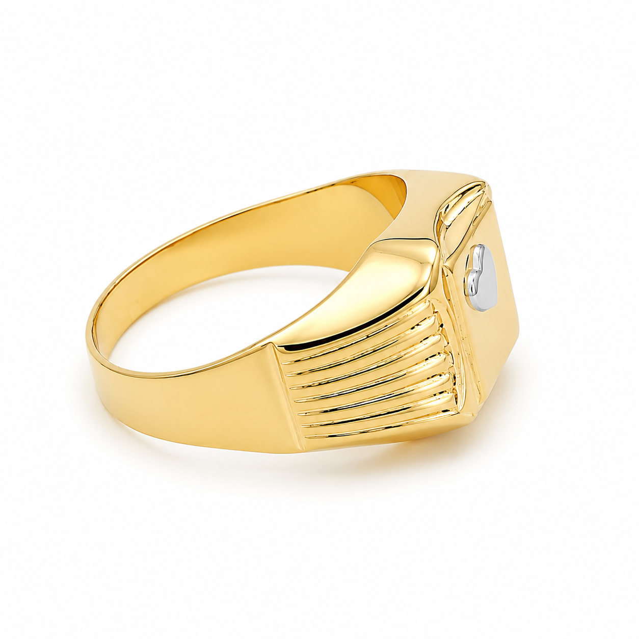 Anello - 18 carati Oro bianco, Oro giallo - Made in Italy - Handmade