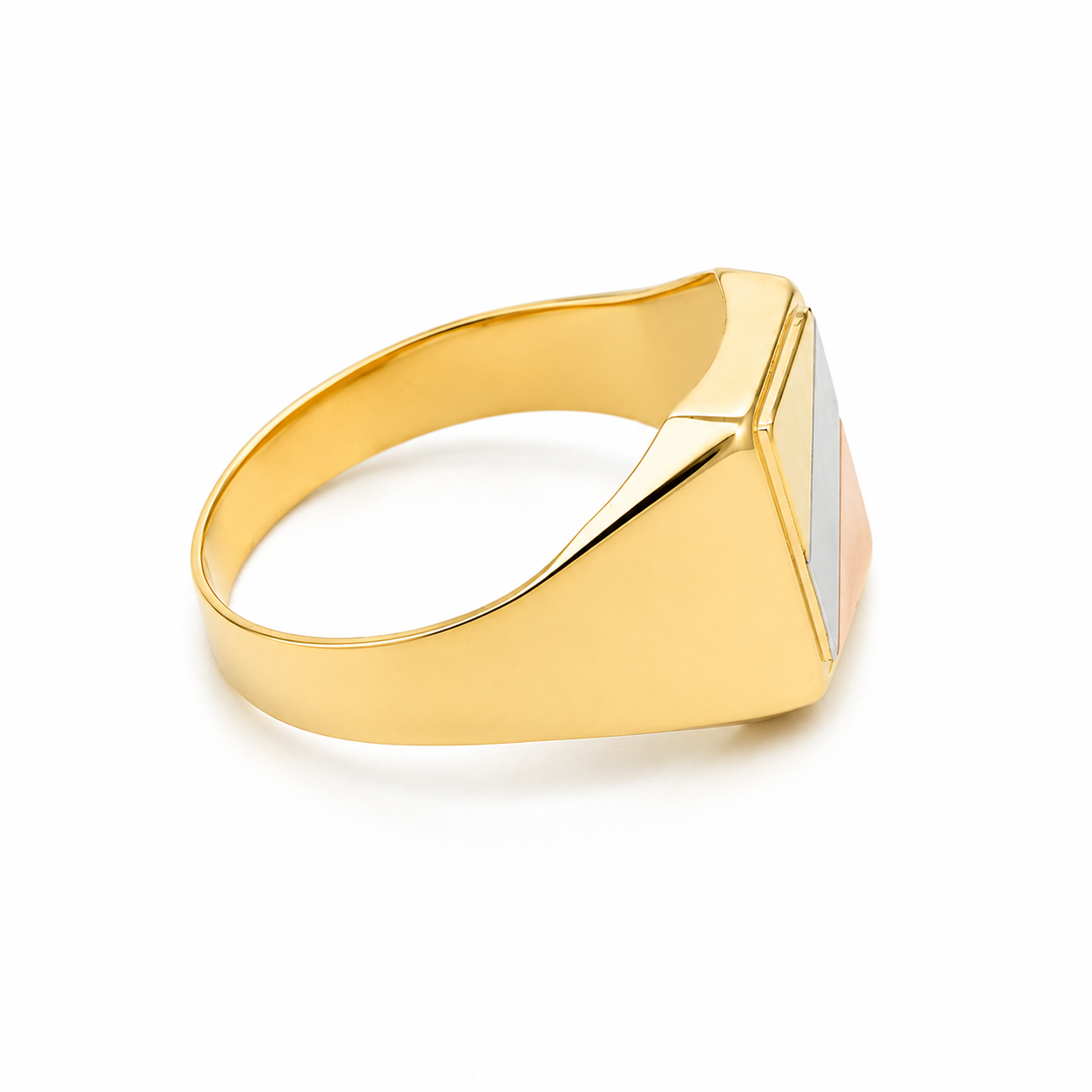 Anello - 18 carati Oro bianco, Oro giallo, Oro rosa - Made in Italy - Handmade
