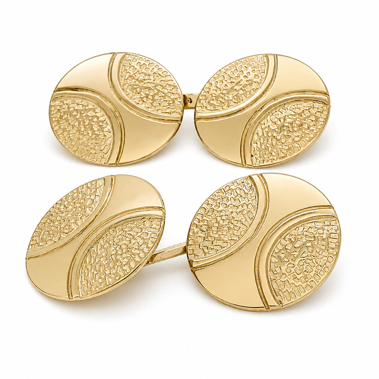 Gemelli - 18 carati Oro giallo - Made in Italy - Handmade