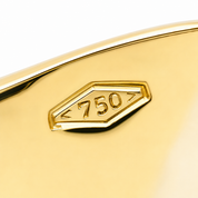 Orecchini - 18 carati Oro bianco, Oro giallo - 0.06ct. tw. Diamante (Naturale) - Made in Italy - Handmade