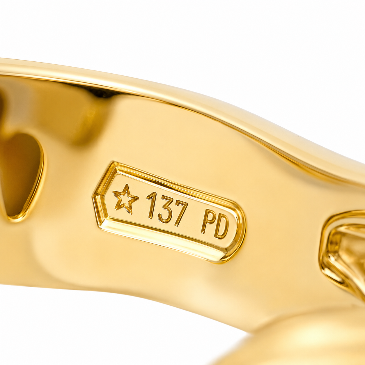 Orecchini - 18 carati Oro bianco, Oro giallo - 0.06ct. tw. Diamante (Naturale) - Made in Italy - Handmade
