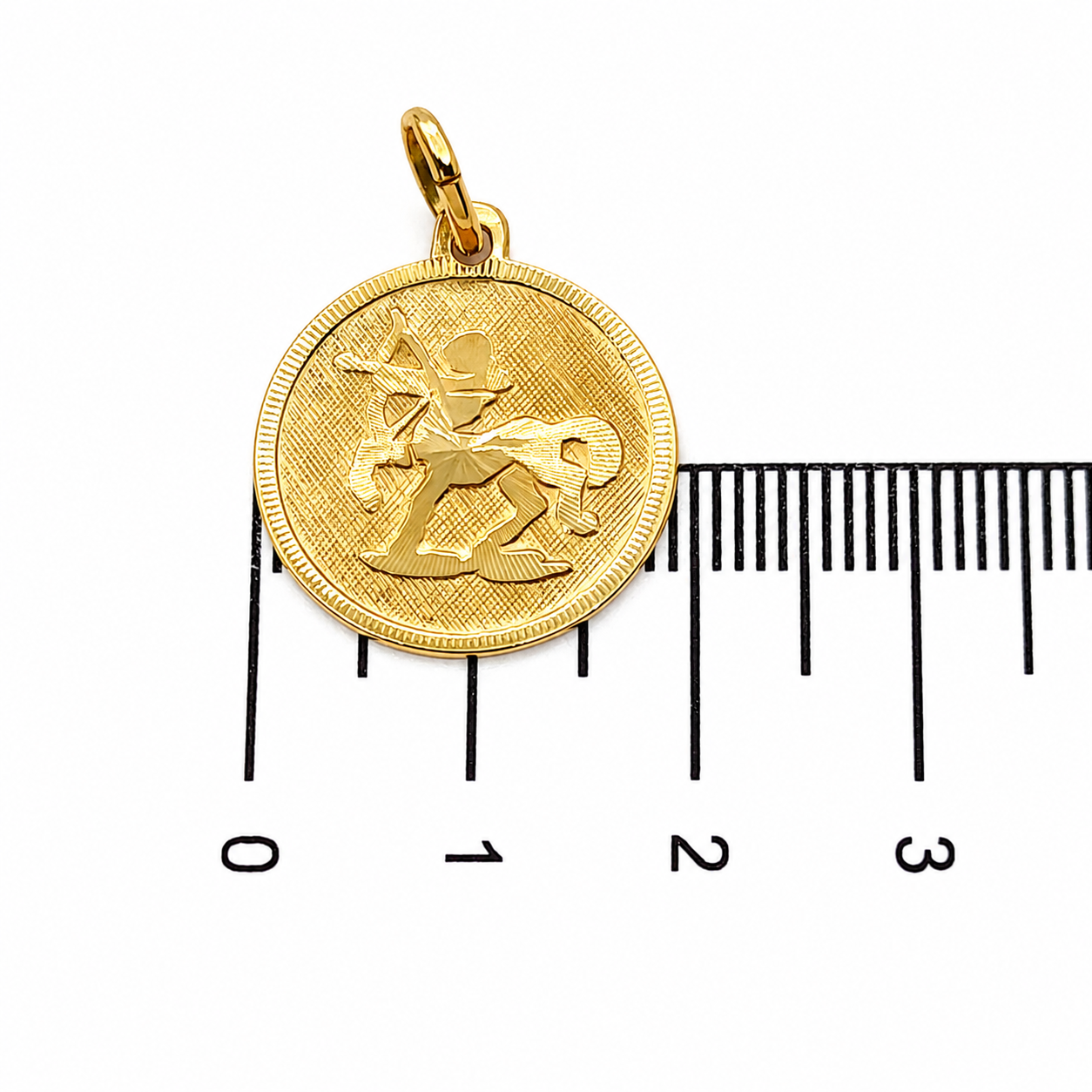 Ciondolo - 18 carati Oro giallo - Made in Italy - Handmade