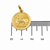 Ciondolo - 18 carati Oro giallo - Made in Italy - Handmade