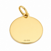 Ciondolo - 18 carati Oro giallo - Made in Italy - Handmade
