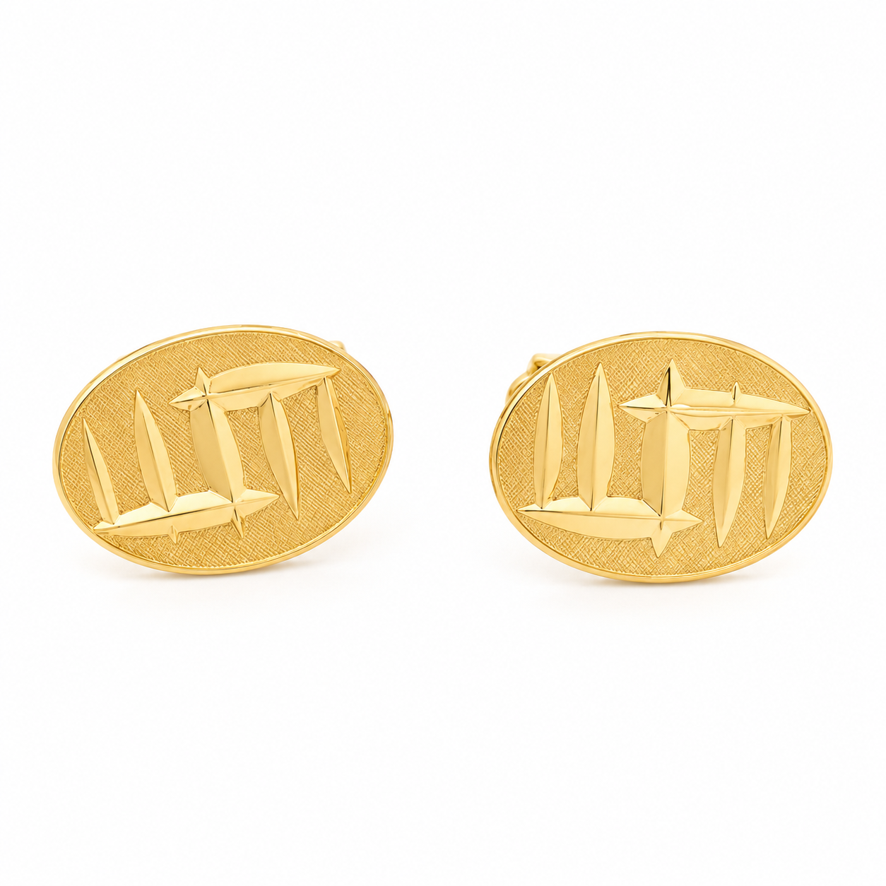 Gemelli - 18 carati Oro giallo - Made in Italy - Handmade