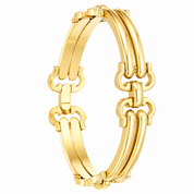 Bracciale - 18 carati Oro giallo - Made in Italy - Handmade