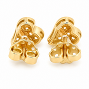 Orecchini - 18 carati Oro giallo - 0.28ct. tw. Diamante (Naturale) - Made in Italy - Handmade