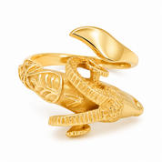 Anello - 14 carati Oro giallo - Made in Italy - Handmade