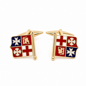 Gemelli - 18 carati Oro giallo - Made in Italy - Handmade