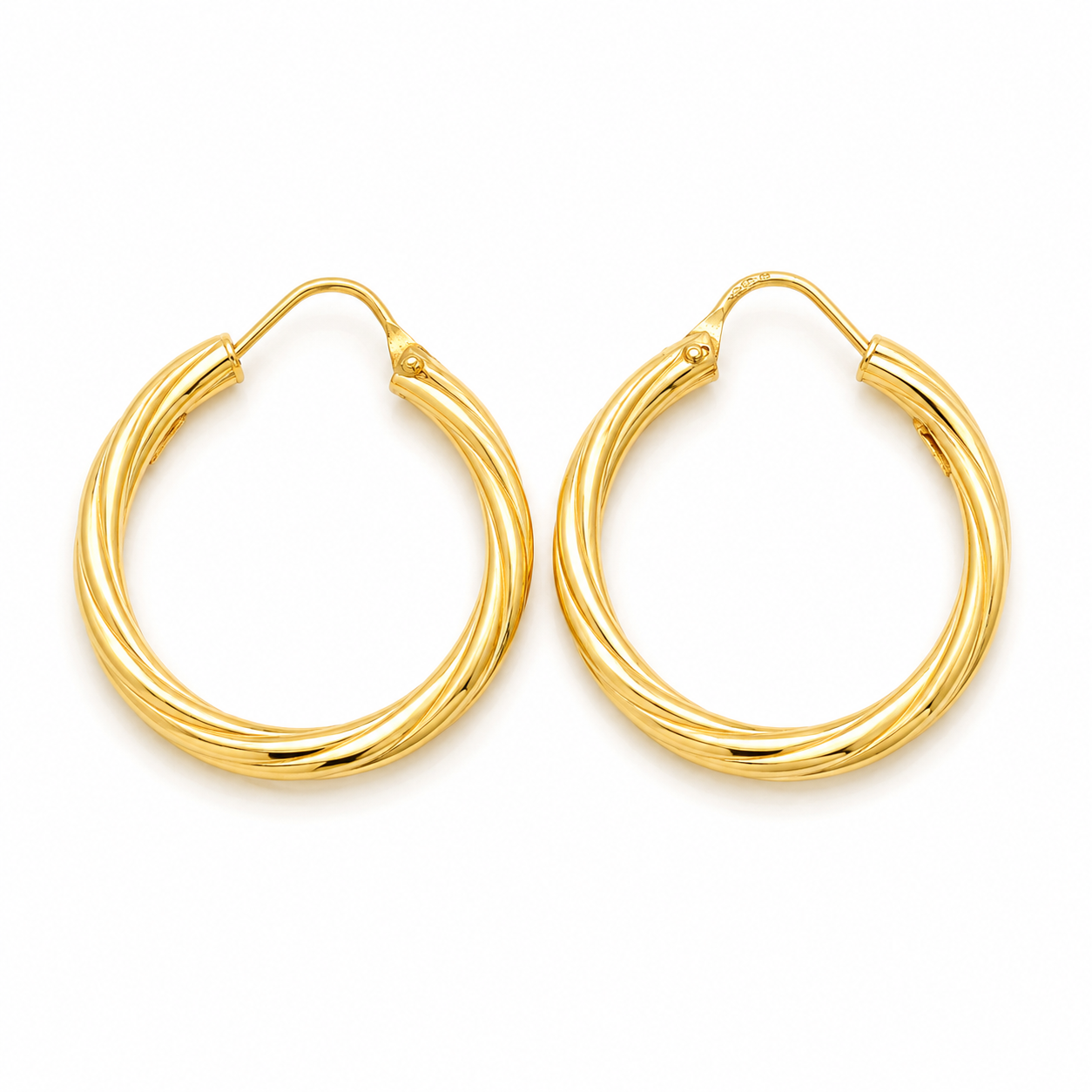 Orecchini - 18 carati Oro giallo - Made in Italy - Handmade