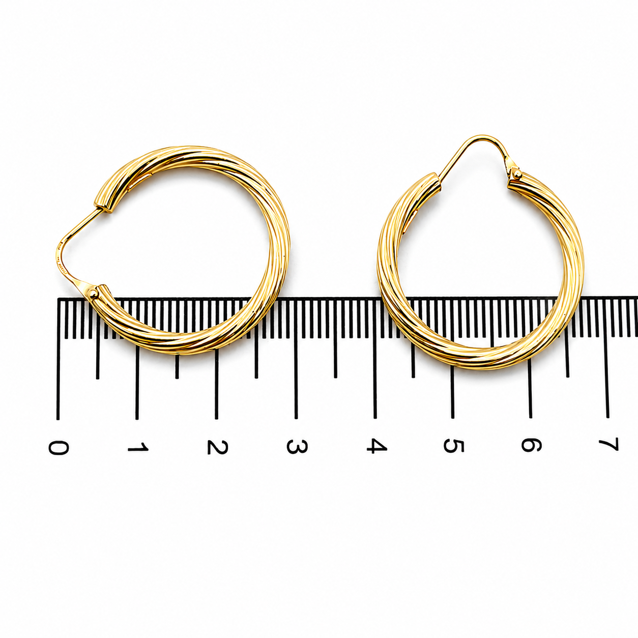 Orecchini - 18 carati Oro giallo - Made in Italy - Handmade