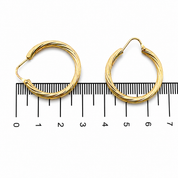 Orecchini - 18 carati Oro giallo - Made in Italy - Handmade