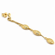 Orecchini - 18 carati Oro giallo - Made in Italy - Handmade