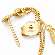 Orecchini - 18 carati Oro giallo - Made in Italy - Handmade