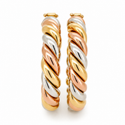Orecchini - 18 carati Oro giallo, Oro rosa, Oro bianco - Made in Italy - Handmade