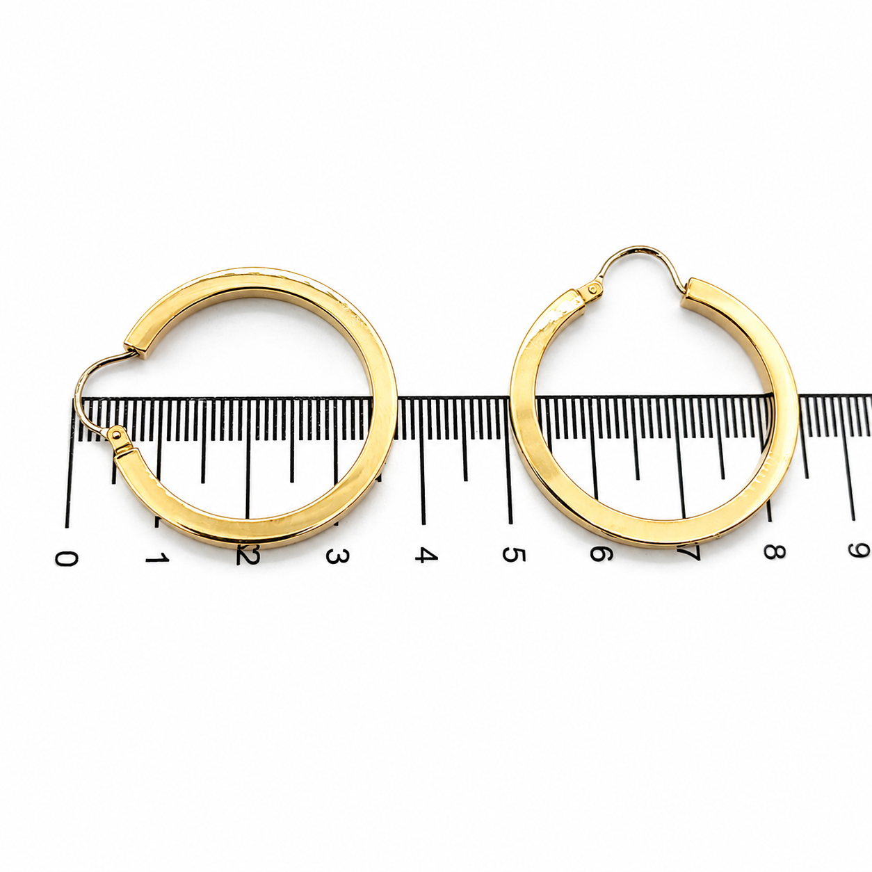 Orecchini - 18 carati Oro giallo - Made in Italy - Handmade