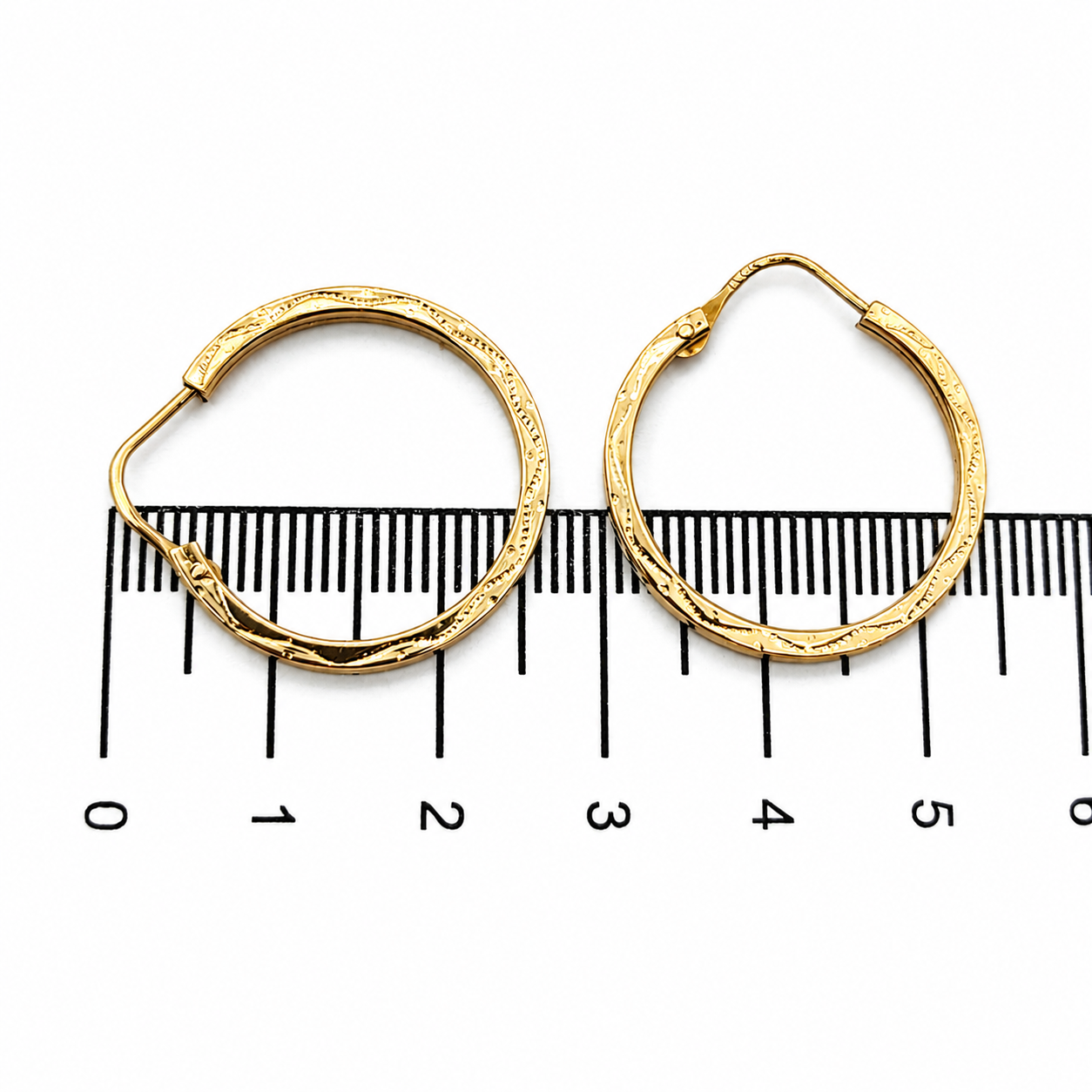 Orecchini - 18 carati Oro giallo - Made in Italy - Handmade