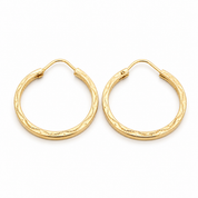 Orecchini - 18 carati Oro giallo - Made in Italy - Handmade