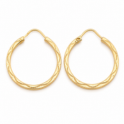 Orecchini - 18 carati Oro giallo - Made in Italy - Handmade