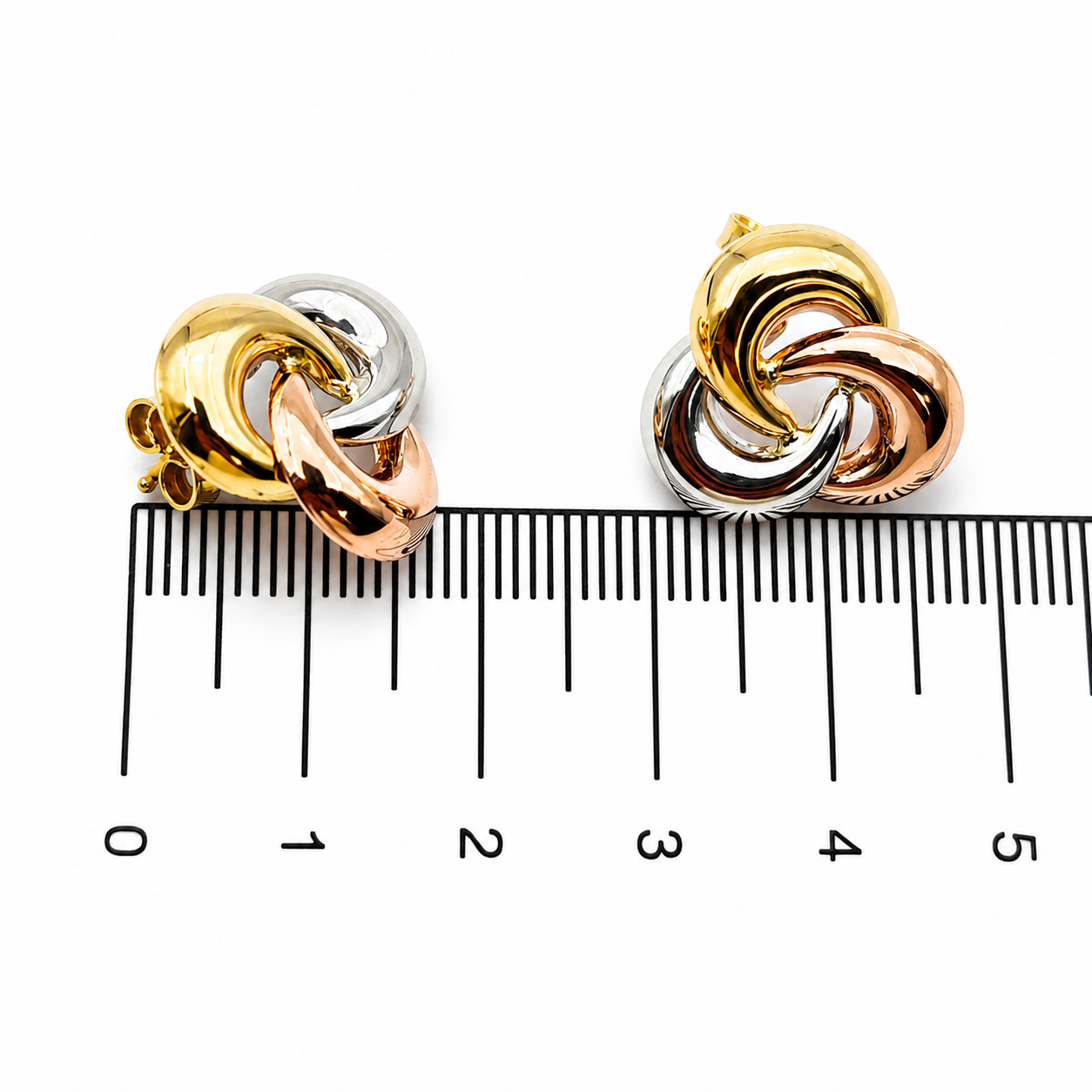 Orecchini - 18 carati Oro giallo, Oro rosa, Oro bianco - Made in Italy - Handmade