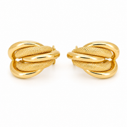 Orecchini - 18 carati Oro giallo - Made in Italy - Handmade