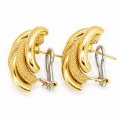 Orecchini - 18 carati Oro giallo - Made in Italy - Handmade