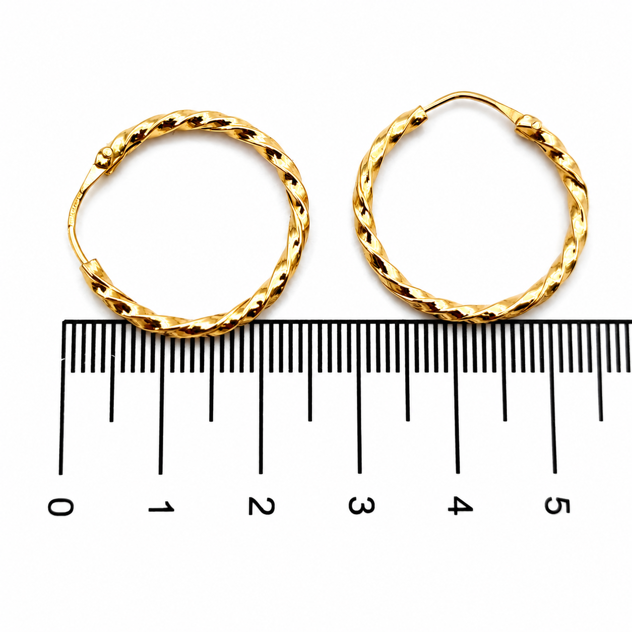 Orecchini - 18 carati Oro giallo - Made in Italy - Handmade