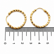 Orecchini - 18 carati Oro giallo - Made in Italy - Handmade
