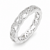 Anello - 18 carati Oro bianco - 0.90ct. tw. Diamante (Naturale) - Made in Italy - Handmade