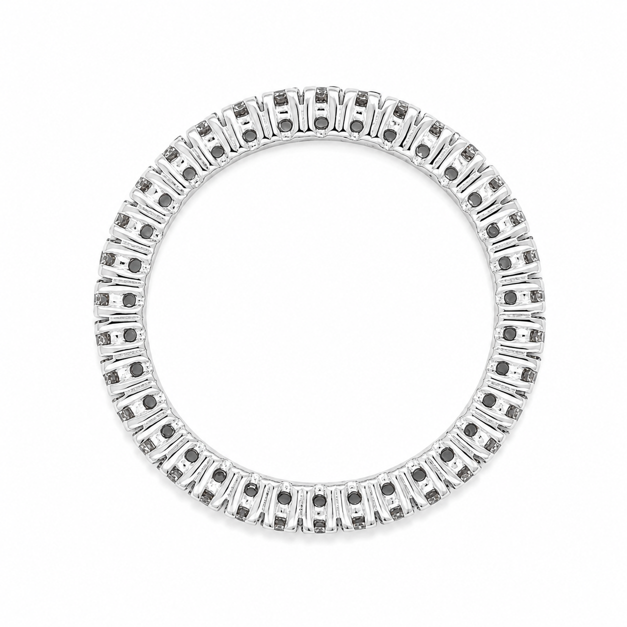 Anello - 18 carati Oro bianco - 1.02ct. tw. Diamante (Naturale) - Made in Italy - Handmade