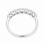 Anello - 18 carati Oro bianco - 0.56ct. tw. Diamante (Naturale) - Made in Italy - Handmade