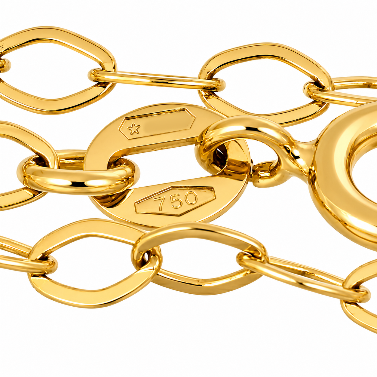 Bracciale - 18 carati Oro giallo - Handmade - Made in Italy