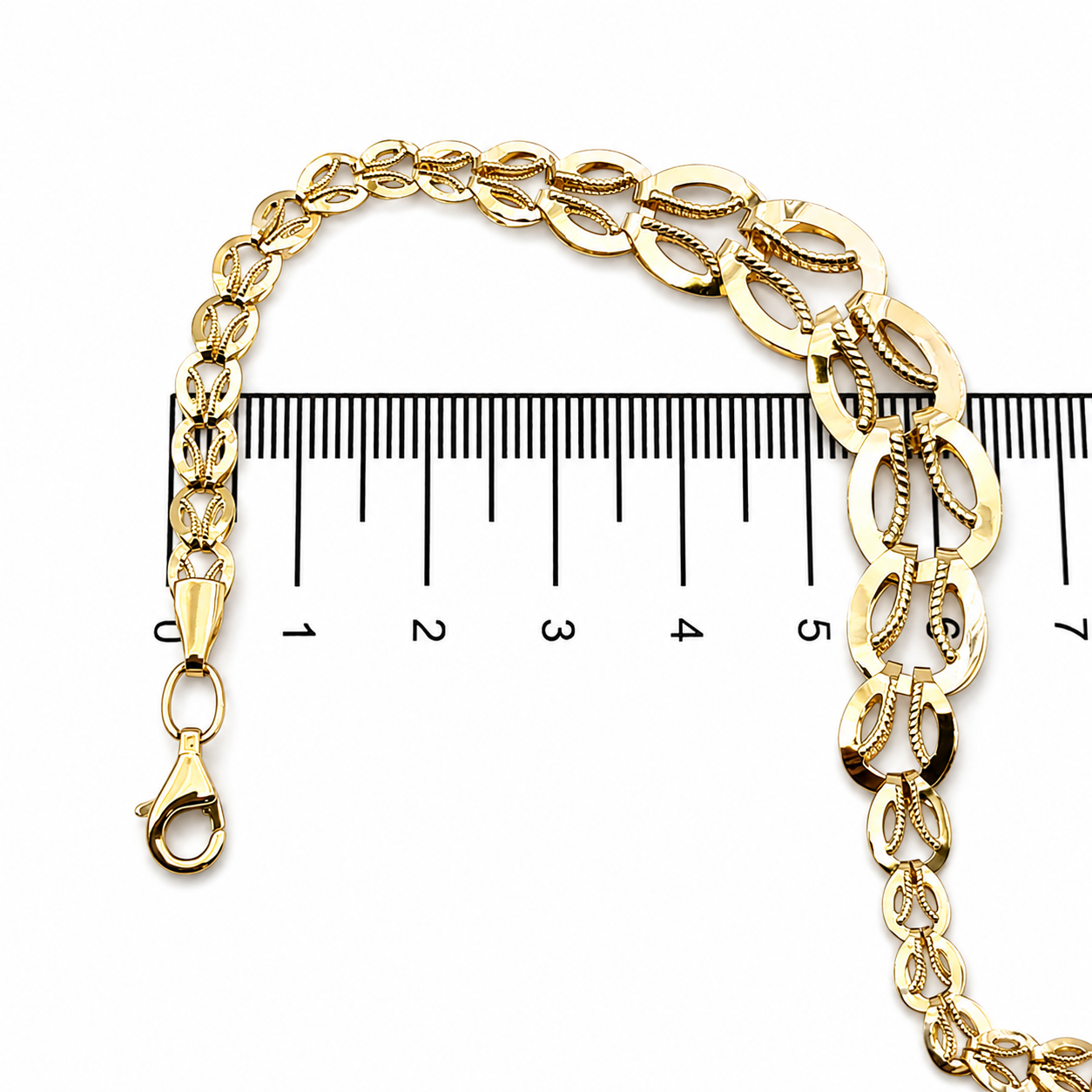 Bracciale - 14 carati Oro giallo - Handmade - Made in Italy