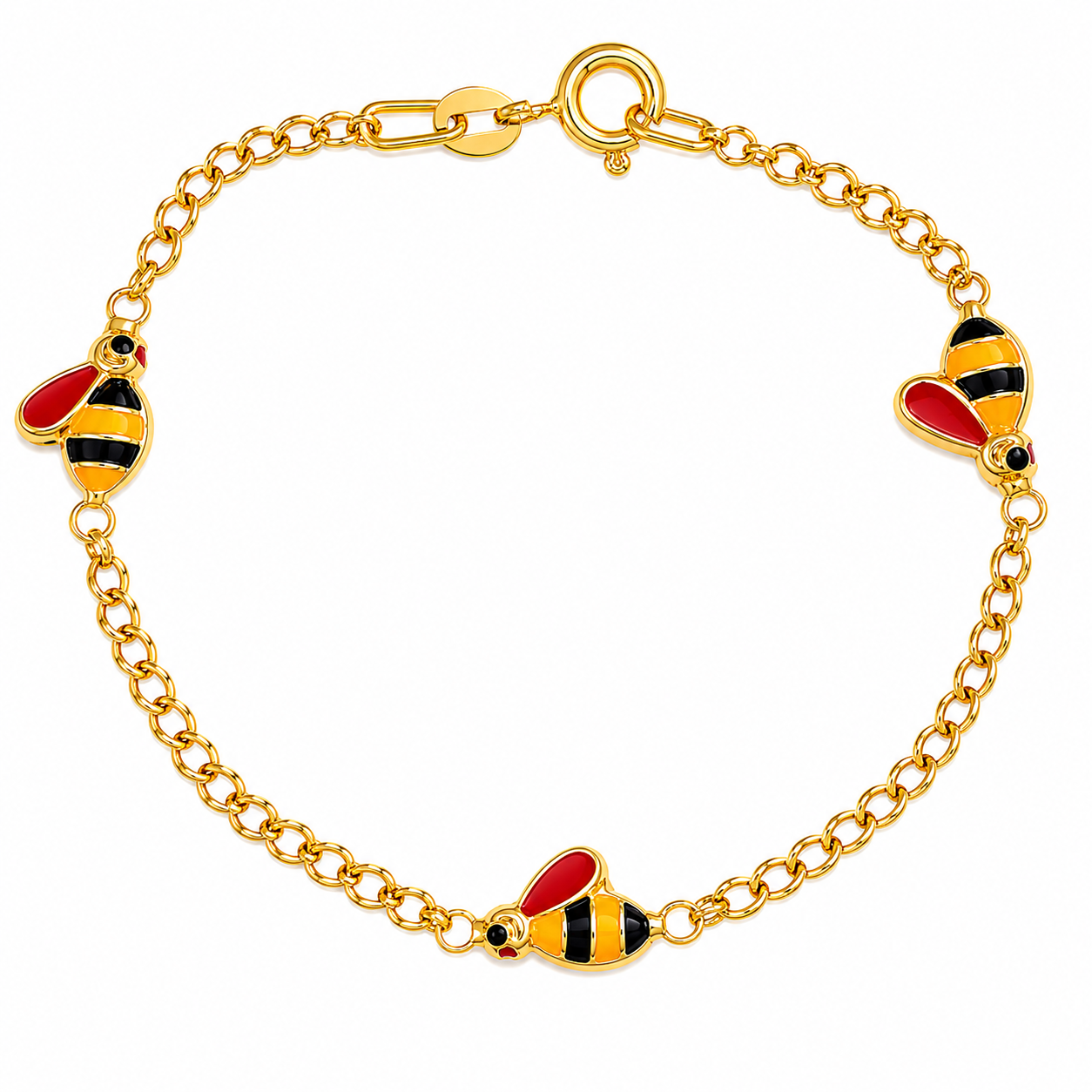 Bracciale - 18 carati Oro giallo - Handmade - Made in Italy