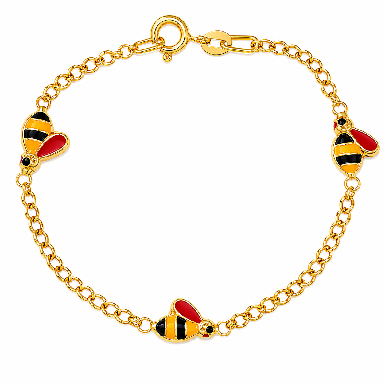 Bracciale - 18 carati Oro giallo - Handmade - Made in Italy