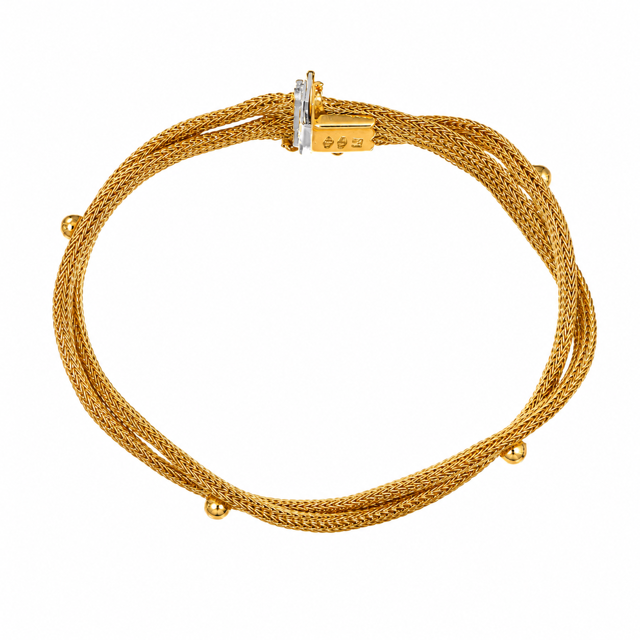 Bracciale - 18 carati Oro giallo - Handmade - Made in Italy