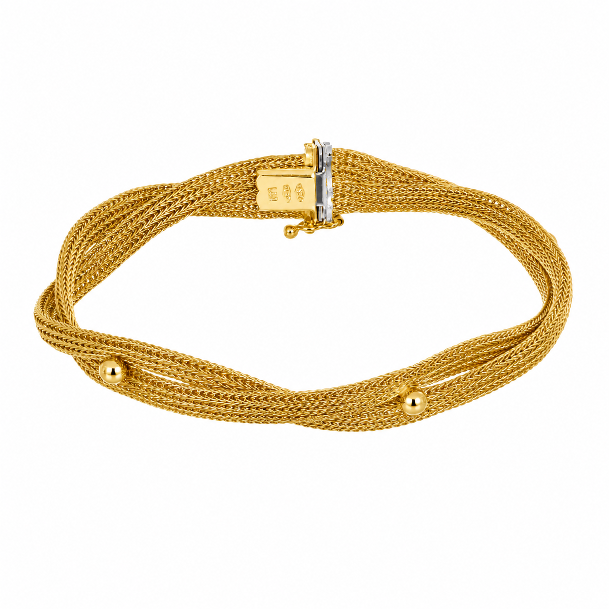 Bracciale - 18 carati Oro giallo - Handmade - Made in Italy