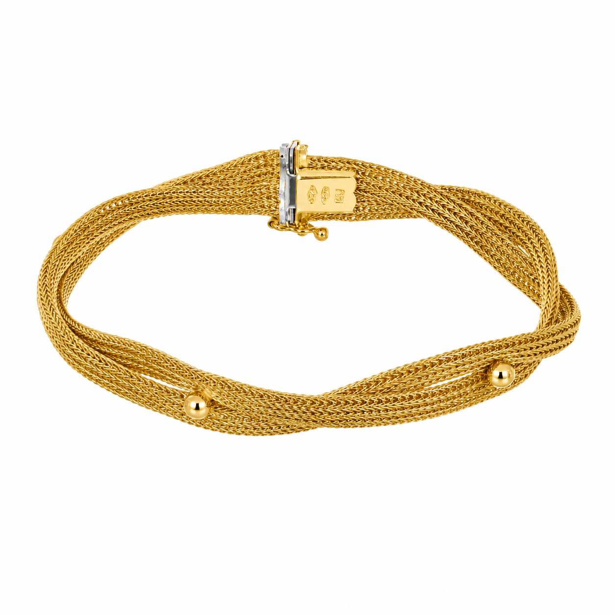 Bracciale - 18 carati Oro giallo - Handmade - Made in Italy