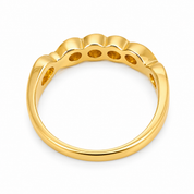 Anello - 18 carati Oro giallo - 0.28ct. tw. Diamante (Naturale) - Made in Italy - Handmade