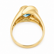 Anello - 18 carati Oro giallo - 2.30ct. tw. Topazio - Made in Italy - Handmade