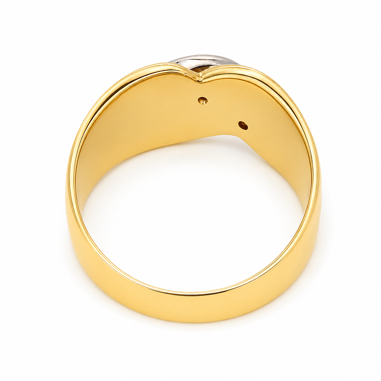 Anello - 18 carati Oro bianco - 0.075ct. tw. Diamante (Naturale) - Made in Italy - Handmade