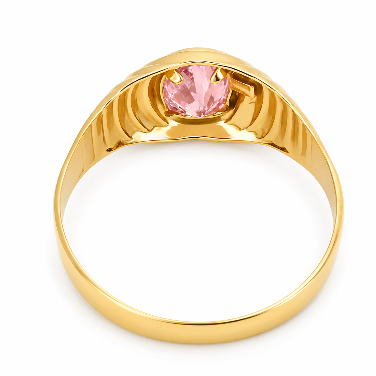 Anello - 18 carati Oro rosa - 10.00ct. tw. Quarzo - Made in Italy - Handmade