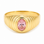Anello - 18 carati Oro rosa - 10.00ct. tw. Quarzo - Made in Italy - Handmade