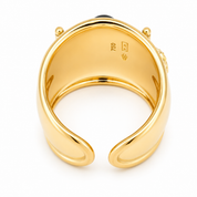 Anello - 18 carati Oro giallo - 2.00ct. tw. Onice - Made in Italy - Handmade