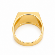 Anello - 18 carati Oro giallo - 0.10ct. tw. Rubino - Made in Italy - Handmade