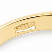 Anello - 18 carati Oro bianco, Oro giallo - 0.26ct. tw. Diamante (Naturale) - Made in Italy - Handmade