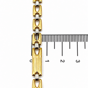Bracciale - 18 carati Oro giallo, Oro bianco - Made in Italy - Handmade